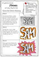 Vorschau - Mal- und Bastelvorlagen - Mein Name (Kunstideen zum Schulanfang): Materialpaket - Seite 1