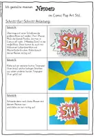Vorschau - Mal- und Bastelvorlagen - Mein Name (Kunstideen zum Schulanfang): Materialpaket - Seite 2