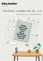 Vorschau - Arbeitsblätter - Suchsel für den GL-Unterricht (Kl. 5 & 6) - Deckblatt