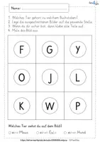 Vorschau - Arbeitsblätter - Erstes Lesen - Anlaute - Puzzle - Seite 3