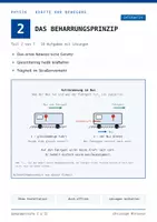 Vorschau - Interaktives Material - Lektion 2 Selbstlernkurs - Das Beharrungsprinzip - Deckblatt