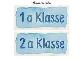 Vorschau - Poster - Klassenlabels für den Schulstart - Seite 1