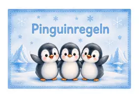 Vorschau - Poster - Pinguinklasse - Klassenregeln- Aushänge für Klassenregeln - Seite 2