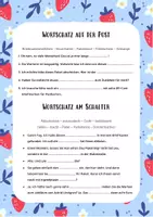 anteprima - Esercizi - Lessico Fondamentale Tedesco ALL’ UFFICIO POSTALE Alltagsdeutsch DaF A1 - Pagina 1