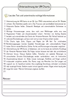 Vorschau - Arbeitsblätter - Unterzeichnung der UN Charta Lesetext einfach verständlich mit Aufgaben, Lösungen und Wortspeicher - Seite 3