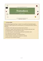 Vorschau - Arbeitsblätter - Tintenherz Buch und Film im Vergleich – Arbeitsheft zur Verfilmung 2008 (Klasse 5–7) - Deckblatt