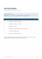 Vorschau - Arbeitsblätter - Satzglieder Klasse 5 - Arbeitsblätter + Test mit Lösungen - Seite 1