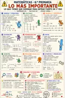 Vista previa - Refuerzo / NEE / Materiales de apoyo - 6⁰ primaria matemáticas DAPC refuerzo para secundaria - Portada