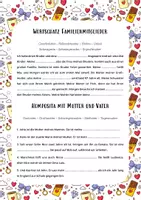 anteprima - Esercizi - Lessico Fondamentale Tedesco FAMIGLIA E PARENTI Alltagsdeutsch DaF A1 - Pagina 1