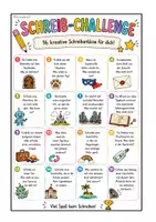 Vorschau - Arbeitsblätter - 16 kreative Schreibanlässe - Kreatives Schreiben I Freie Schreibzeit - Seite 1