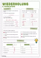 Vorschau - Arbeitsblätter - Schulstart / Schulende Mathematik - Checks (Materialpaket) - Seite 3