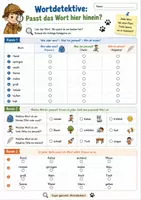 Vorschau - Arbeitsblätter - Materialpaket Deutsch – 30 Lernspiele für Klasse 1–12 | Grundschule & Sekundarstufe - Seite 1