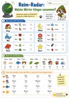 Vorschau - Arbeitsblätter - Materialpaket Deutsch – 30 Lernspiele für Klasse 1–12 | Grundschule & Sekundarstufe - Seite 3