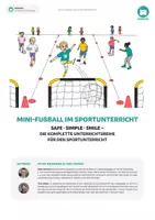 Vorschau - Stundenentwürfe - Fußball Grundschule Unterrichtseinheit - Seite 1