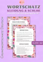anteprima - Esercizi - Lessico Fondamentale Tedesco ABBIGLIAMENTO E SCARPE Alltagsdeutsch DaF A1 - Pagina di copertina