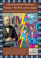 Vorschau - Stundenentwürfe - Literaturwerkstatt - Realismus: Theodor Fontane - Die Alten und die Jungen - Deckblatt