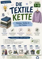 Vorschau - Arbeitsblätter - Die textile Kette – Von der Faser zur Kleidung | Arbeitslehre, Textilien & Fast Fashion | Klasse 7–10 - Deckblatt