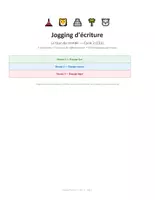 Aperçu - Fiches - jogging_ecriture_tour_du_monde - Page de couverture