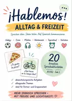 Vorschau - Arbeitsblätter - ¡Hablemos! Mehr Spanisch sprechen! – 20 kreative Sprechaktivitäten zu Alltag & Freizeit | Hobbys, Essen, Medien, Wochenende & Kommunikation | Sek I - Deckblatt