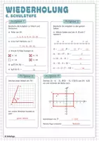 Vorschau - Arbeitsblätter - Schulstart Mathematik - Check (Wiederholung & Lernstandserhebung mit Lösungen für Ende 6. Schulstufe oder Anfang 7. Schulstufe) - Seite 2