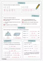 Vorschau - Arbeitsblätter - Schulstart Mathematik - Check (Wiederholung & Lernstandserhebung mit Lösungen für Ende 6. Schulstufe oder Anfang 7. Schulstufe) - Seite 3