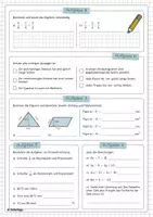 Vorschau - Arbeitsblätter - Schulstart Mathematik - Check (Wiederholung & Lernstandserhebung mit Lösungen für Ende 6. Schulstufe oder Anfang 7. Schulstufe) - Deckblatt