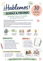 Vorschau - Arbeitsblätter - ¡Hablemos! Mehr Spanisch sprechen! – Schule & Freunde | 30 kreative Sprechanlässe | Kommunikation, Freundschaft, Unterricht & Klassenleben | Sek I - Seite 1