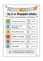 Vorschau - Mal- und Bastelvorlagen - Willkommens-Wimpel – Kennenlernen & Klassendeko - Seite 2