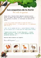 Aperçu - Apprentissages en autonomie - Les enquêtes de la forêt - Page de couverture