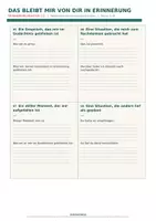 Vorschau - Arbeitsblätter - Das bleibt mir von dir in Erinnerung_Erinnerungsbotschaften - Seite 2