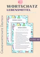 anteprima - Esercizi - Lessico Fondamentale Tedesco ALIMENTARI Alltagsdeutsch DaF A1 - Pagina di copertina