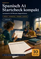 Vorschau - Arbeitsblätter - Spanisch A1 Startcheck kompakt – Lernstand in 20 Minuten diagnostizieren - Deckblatt