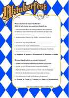 anteprima - Esercizi - Das Oktoberfest – Unità didattica TEDESCO QCER B2 Leseverständis Wortschatz Grammatik - Pagina 3