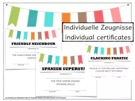 Vorschau - Poster - 82 Urkunden/ Individuelle Zeugnisse (Englisch) - Deckblatt