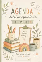 anteprima - Materiale di supporto/inclusione - Agenda insegnate di sostegno 2027 - Pagina di copertina