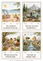 Vorschau - Poster - Erzählkarten Sommerferien und Schulstart - Seite 1