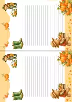 Vorschau - Anderer Materialtyp - Briefpapier Herbst | Niedliche Bären & Teddybären | Klasse 2–4 - Seite 3