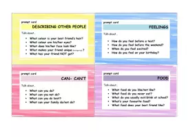 Vorschau - Spiele - Prompt cards for the 1st form - Seite 2