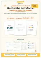 Vorschau - Unterrichtsreihen - Buchstabe der Woche - Alphabet lernen im Ritual-Paket für Klasse 1 - Deckblatt