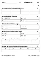 Aperçu - Feuilles d'exercices - Fichier Mes défis mathématiques CE1 - Page 1