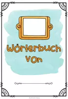 Vorschau - Arbeitsblätter - LERN- BILDWÖRTERBUCH - Gestalte dein eigenes Wörterbuch (für ALLE Sprachen geeignet - mit mehr als 60 Themenbereichen) - Seite 2