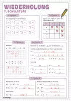 Vorschau - Arbeitsblätter - Schulstart Mathematik - Check (Wiederholung & Lernstandserhebung mit Lösungen für Ende 7. Schulstufe oder Anfang 8. Schulstufe) - Seite 2