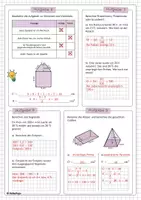 Vorschau - Arbeitsblätter - Schulstart Mathematik - Check (Wiederholung & Lernstandserhebung mit Lösungen für Ende 7. Schulstufe oder Anfang 8. Schulstufe) - Seite 3