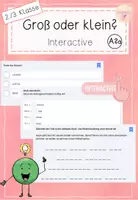 Vorschau - Interaktives Material - Groß oder klein? - Interactive - Deckblatt