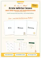 Vorschau - Stundenentwürfe - Erste Wörter lesen - Lesen lernen & Leseförderung Klasse 1 - Deckblatt