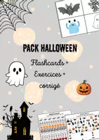 Aperçu - Cartes / Images - Anglais - Pack Halloween - P2 - Page de couverture