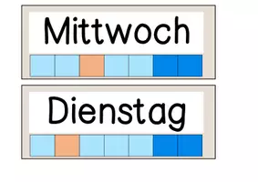 Vorschau - Poster - Tafelmaterial zur Visualisierung des Datums - Seite 2
