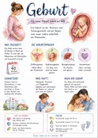 Vorschau - Arbeitsblätter - Lernplakat + Arbeitsblätter zum Thema "Geburt" + Lösung & MP3 + Mindmap + Infografik - Seite 1