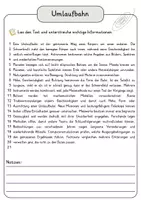 Vorschau - Arbeitsblätter - Umlaufbahn Lesetext einfach verständlich mit Aufgaben, Lösungen und Wortspeicher - Seite 3