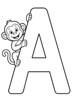 Vorschau - Mal- und Bastelvorlagen - Ausmalbilder zu Anlautrap - Buchstabeneinführung - Deckblatt